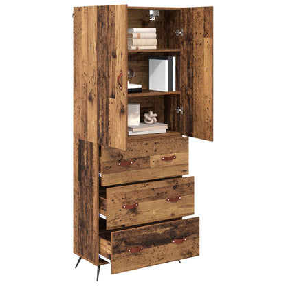 Highboard Old Wood 69.5 x 34 x 180 cm Engineered Wood
