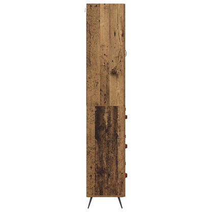 Highboard Old Wood 69.5 x 34 x 180 cm Engineered Wood
