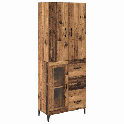 Highboard Old Wood 69.5 x 34 x 180 cm Engineered Wood