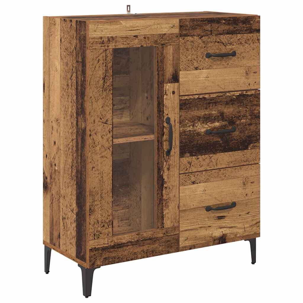 Highboard Old Wood 69.5 x 34 x 180 cm Engineered Wood