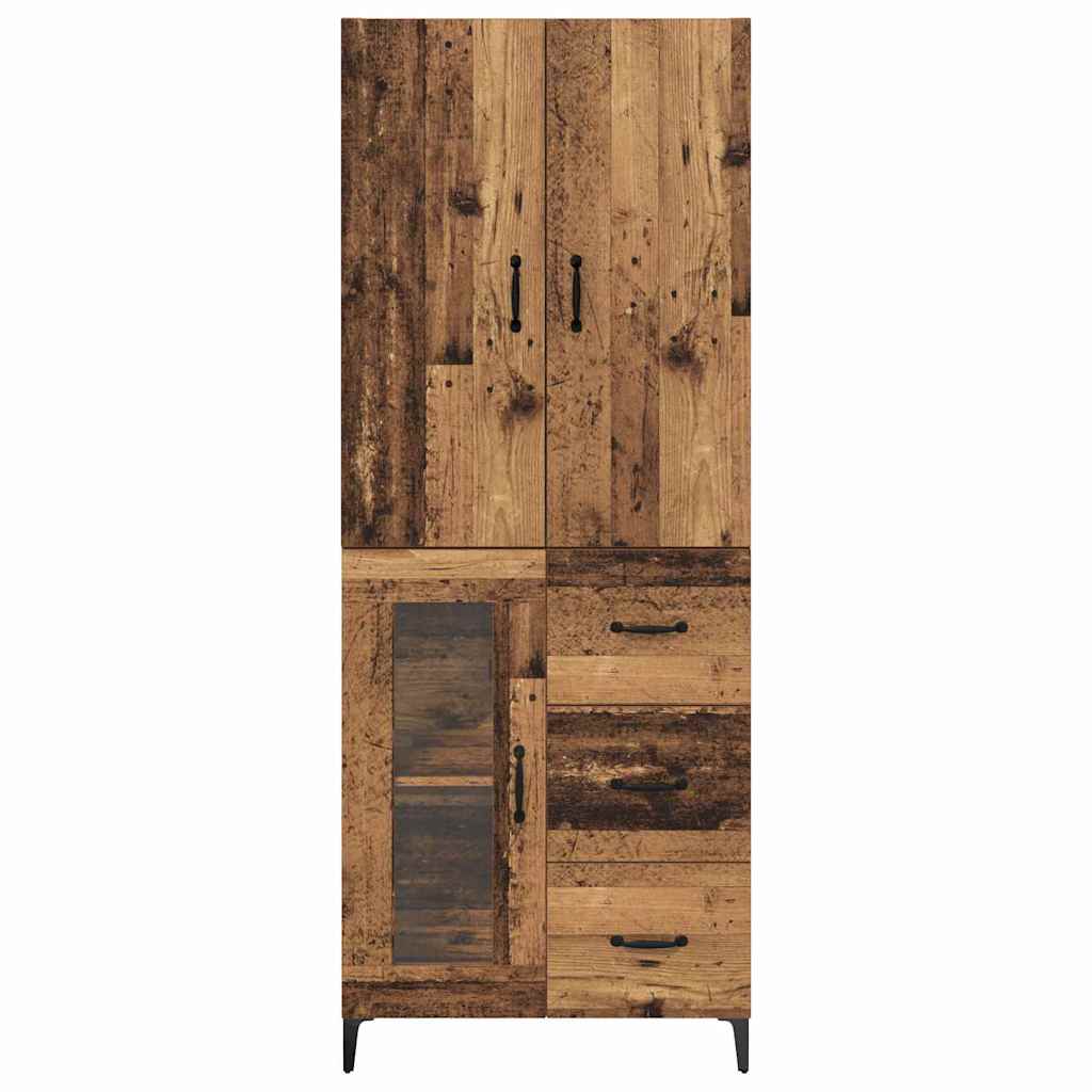 Highboard Old Wood 69.5 x 34 x 180 cm Engineered Wood
