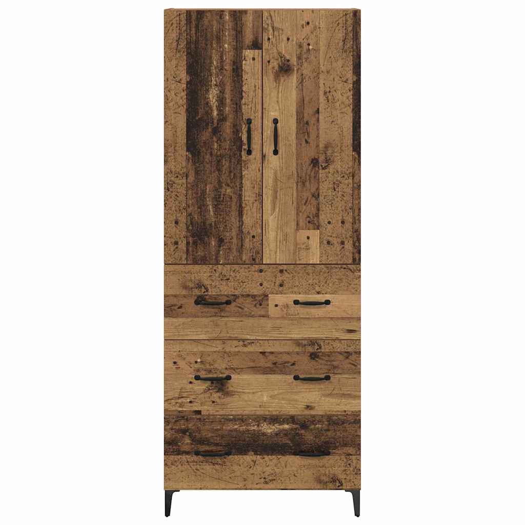 Highboard Old Wood 69.5 x 34 x 180 cm Engineered Wood