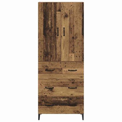Highboard Old Wood 69.5 x 34 x 180 cm Engineered Wood
