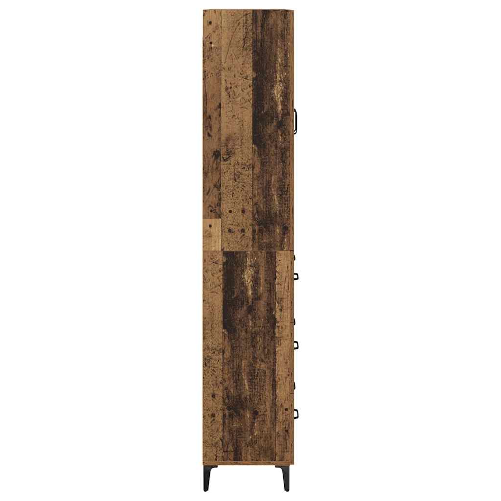 Highboard Old Wood 69.5 x 34 x 180 cm Engineered Wood