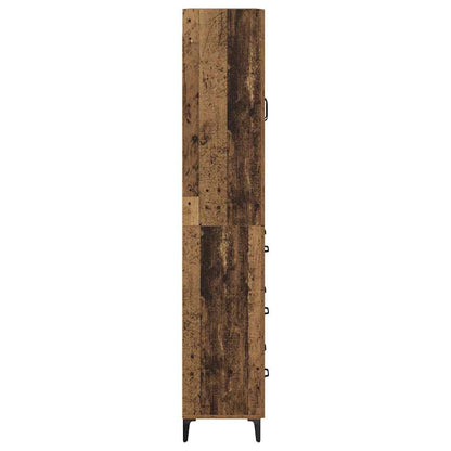 Highboard Old Wood 69.5 x 34 x 180 cm Engineered Wood