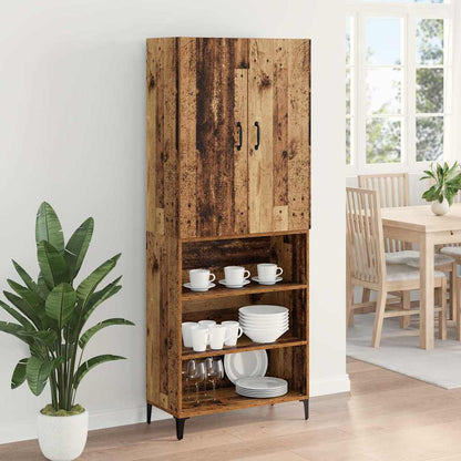 Highboard Old Wood 69.5 x 34 x 180 cm Engineered Wood