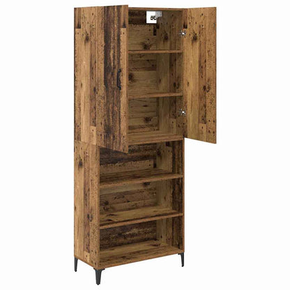 Highboard Old Wood 69.5 x 34 x 180 cm Engineered Wood