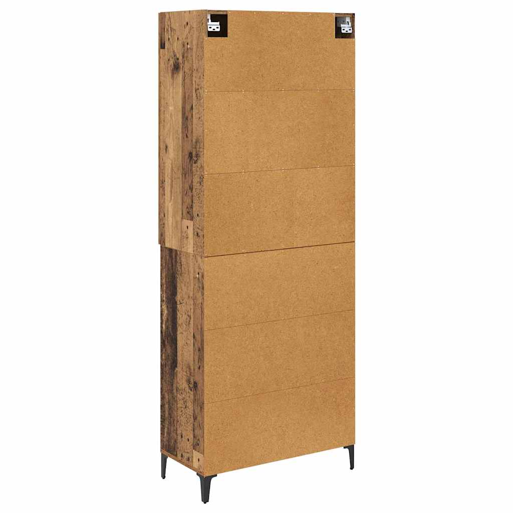 Highboard Old Wood 69.5 x 34 x 180 cm Engineered Wood