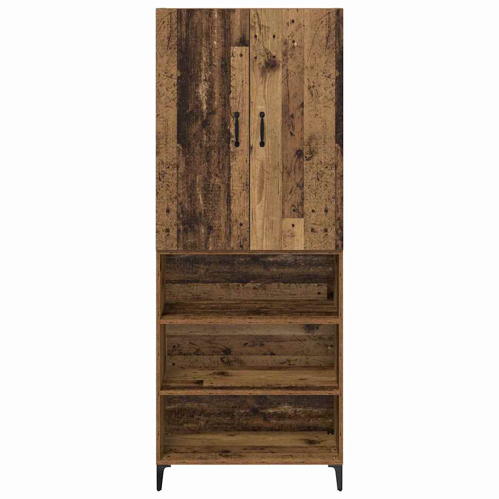 Highboard Old Wood 69.5 x 34 x 180 cm Engineered Wood