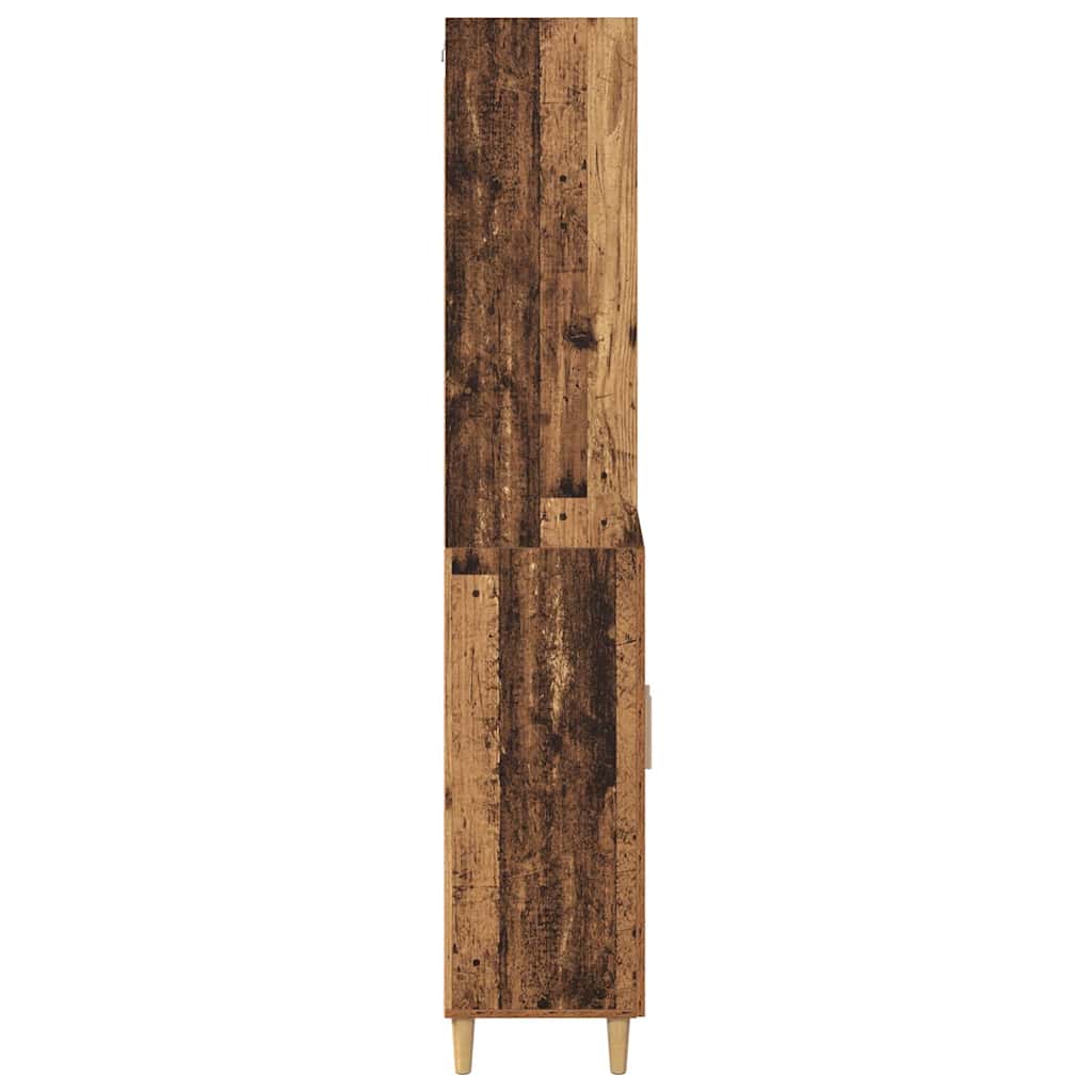 Highboard Old Wood 69.5 x 32.5 x 180 cm Engineered Wood