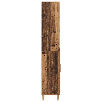 Highboard Old Wood 69.5 x 32.5 x 180 cm Engineered Wood
