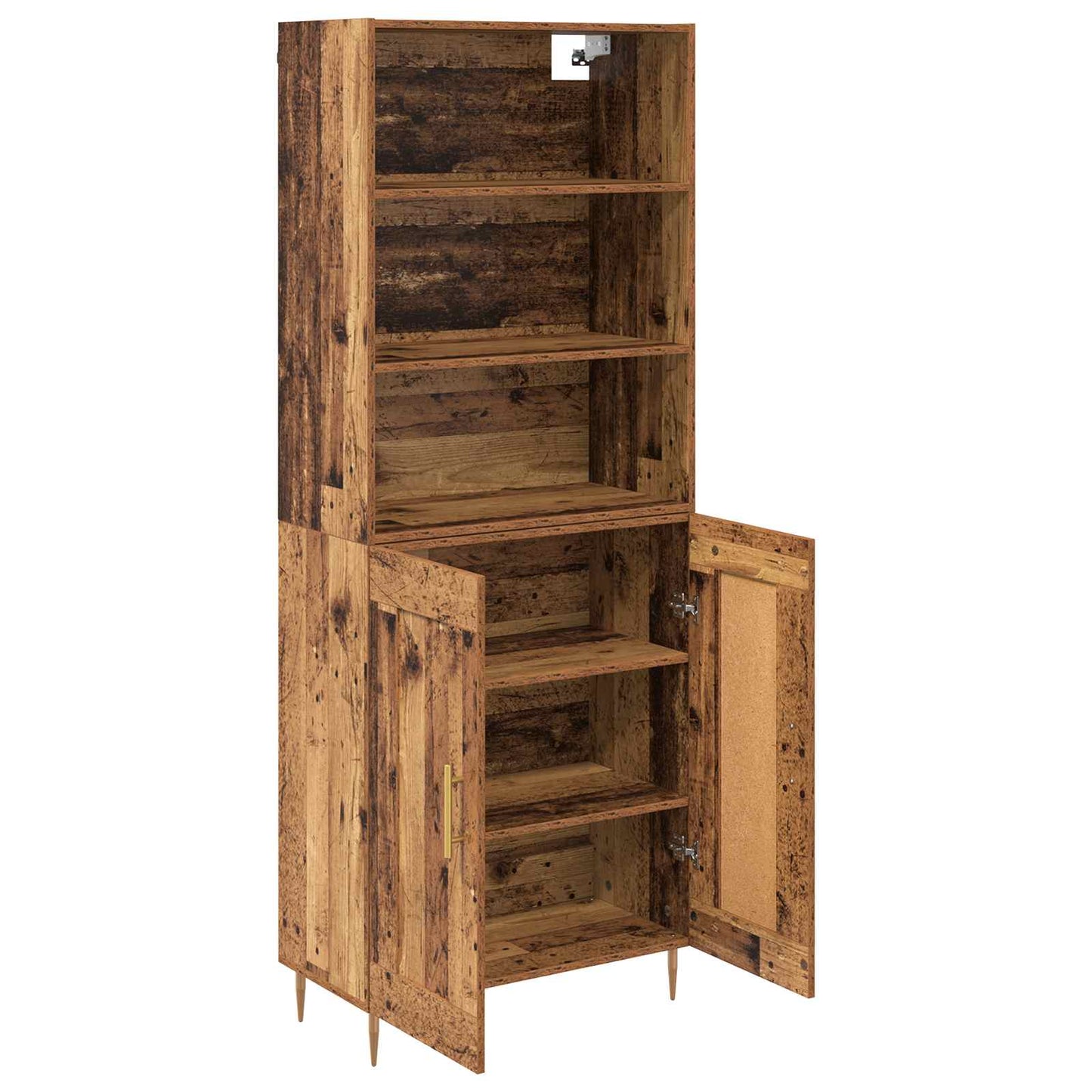 Highboard Old Wood 69.5 x 34 x 180 cm Engineered Wood
