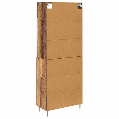 Highboard Old Wood 69.5 x 34 x 180 cm Engineered Wood