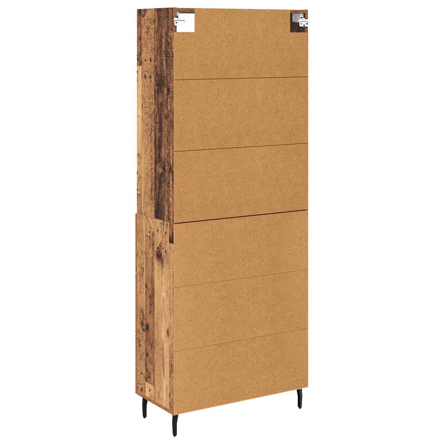 Highboard with Drawer 2 pcs Old Wood Engineered Wood