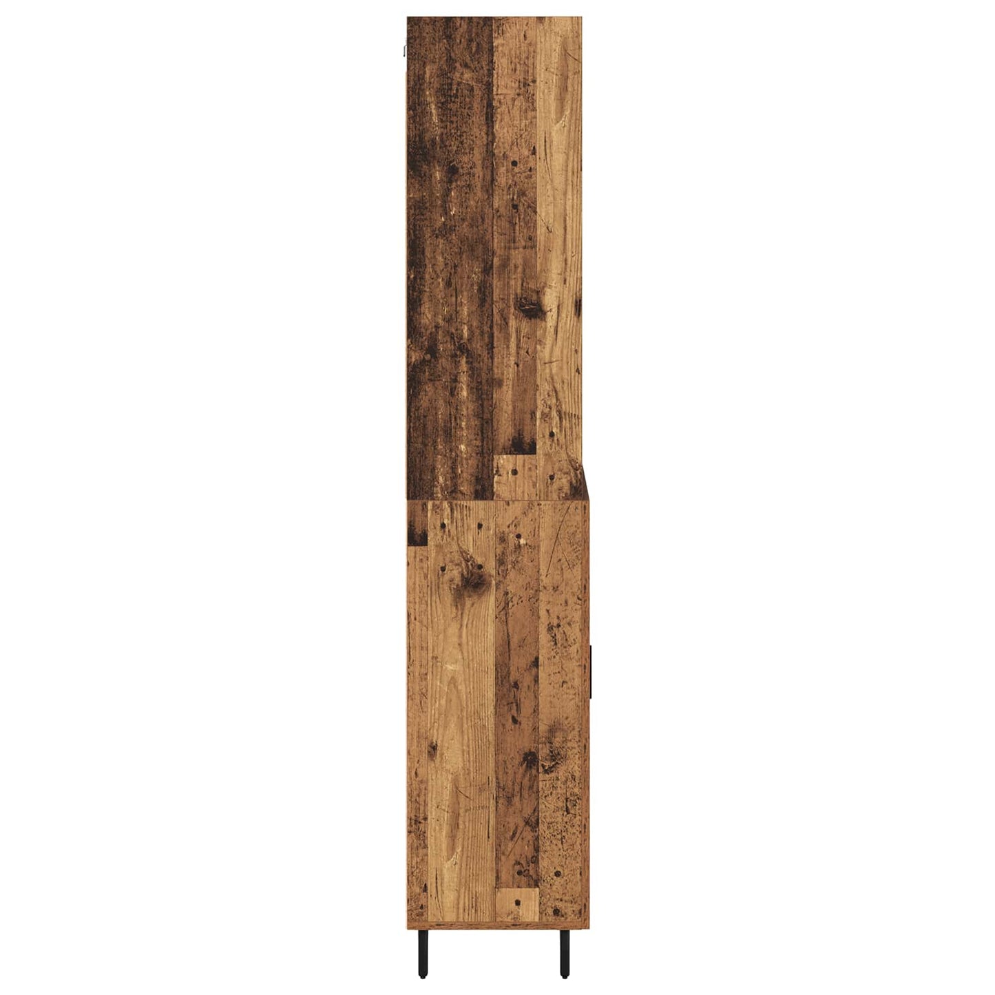 Highboard with Drawer 2 pcs Old Wood Engineered Wood