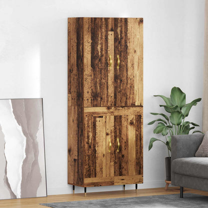 Highboard Old Wood 69.5 x 34 x 180 cm Engineered Wood