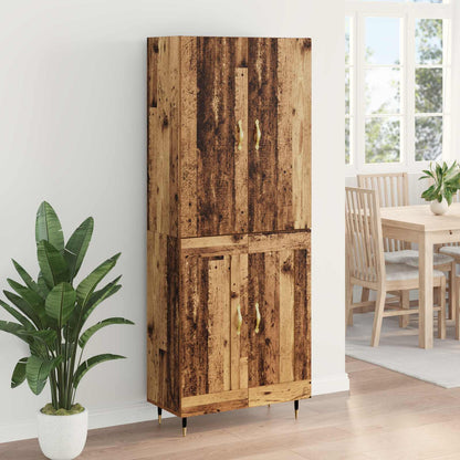 Highboard Old Wood 69.5 x 34 x 180 cm Engineered Wood