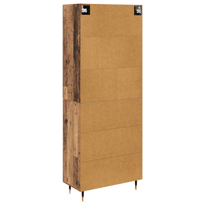 Highboard Old Wood 69.5 x 34 x 180 cm Engineered Wood