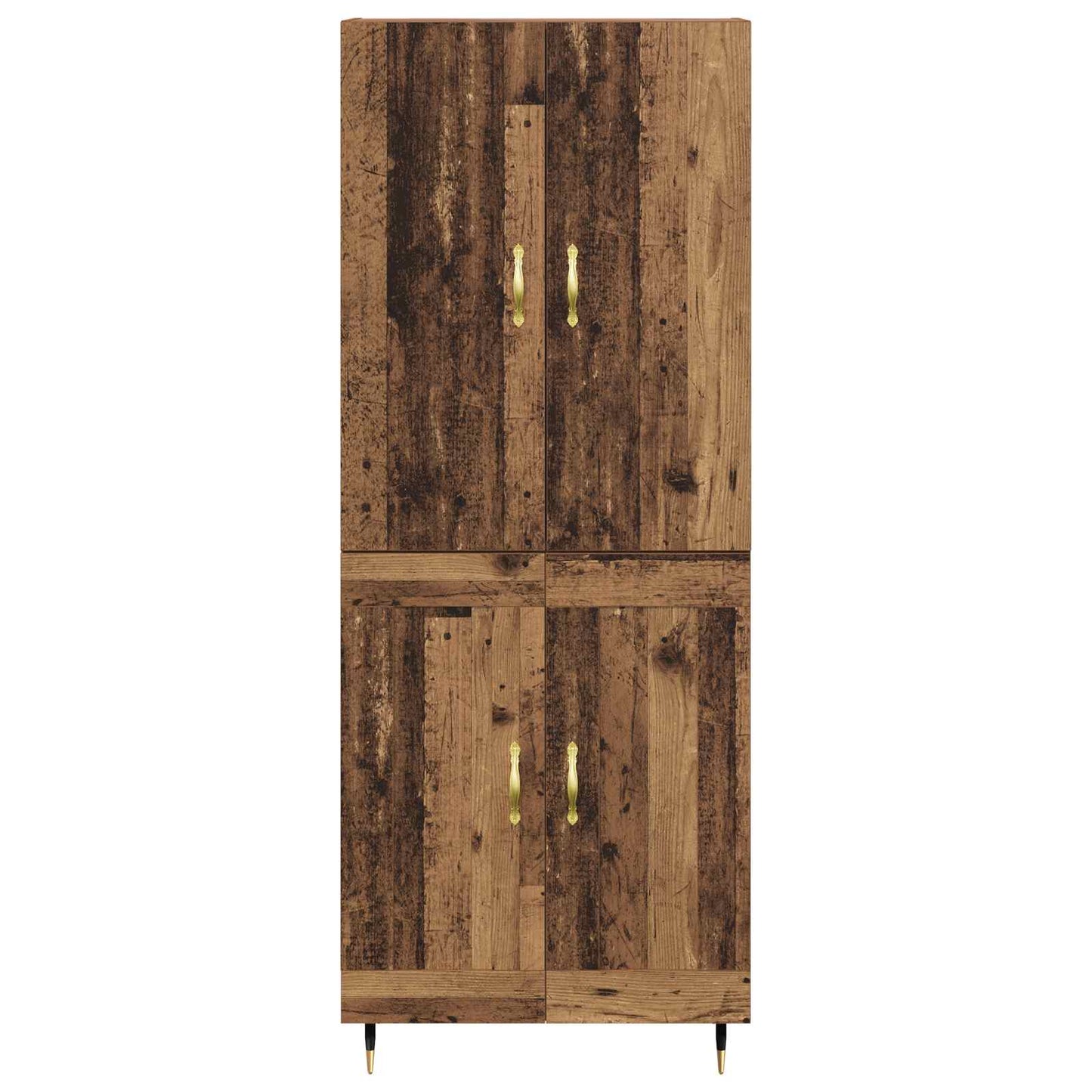 Highboard Old Wood 69.5 x 34 x 180 cm Engineered Wood