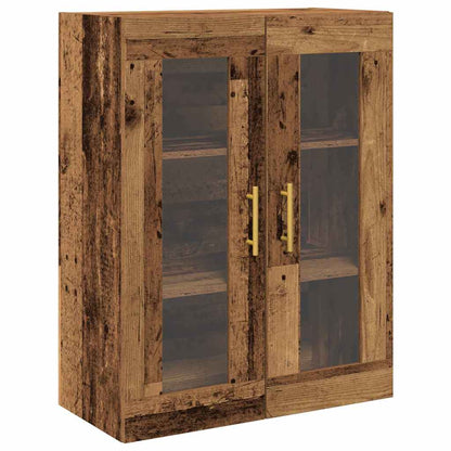 Highboard with Drawer 2 pcs Old Wood Engineered Wood