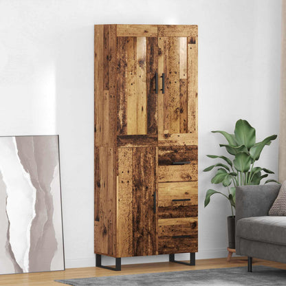 Highboard Old Wood 69.5 x 34 x 180 cm Engineered Wood