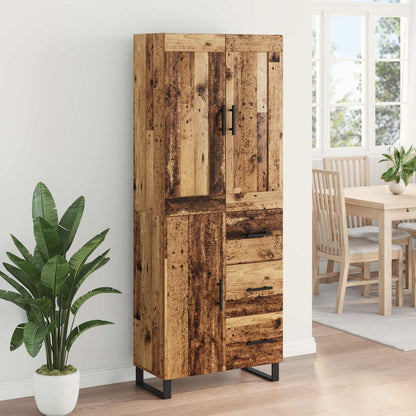 Highboard Old Wood 69.5 x 34 x 180 cm Engineered Wood
