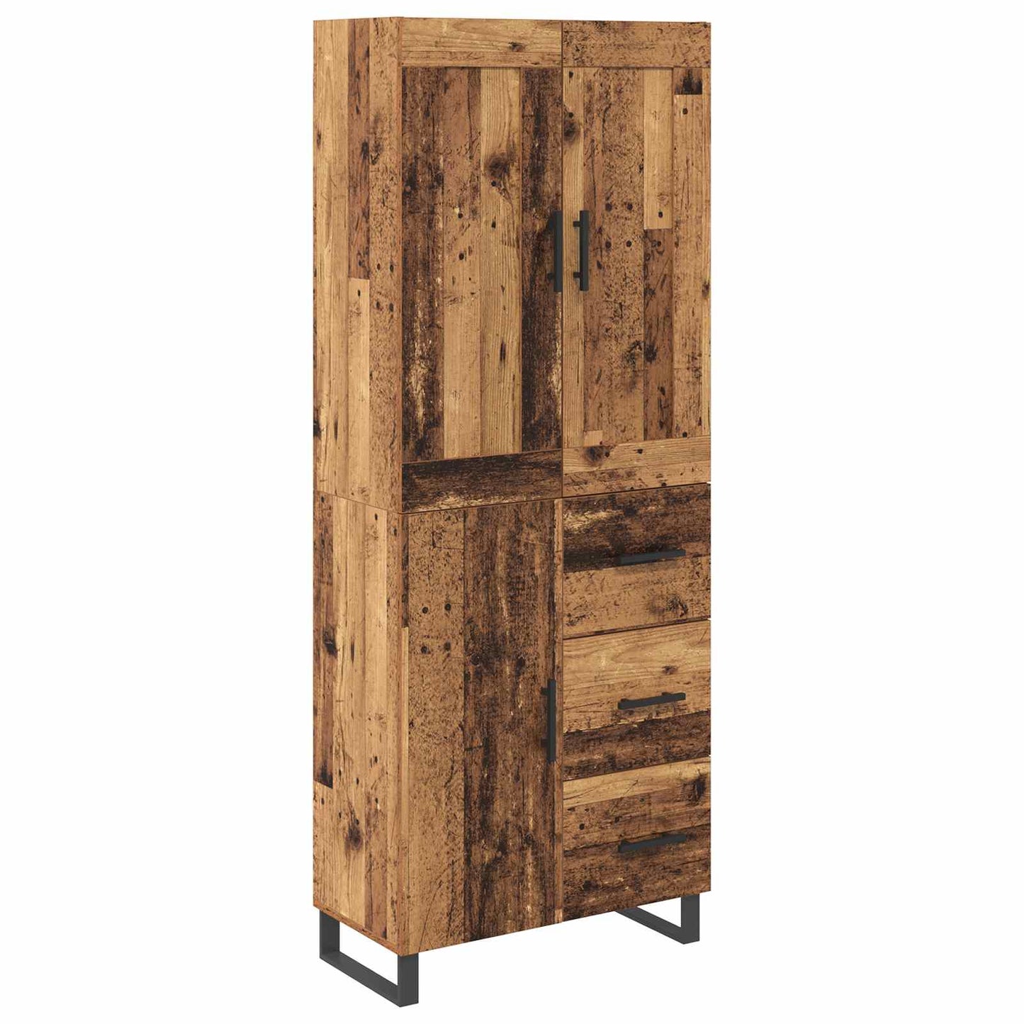 Highboard Old Wood 69.5 x 34 x 180 cm Engineered Wood
