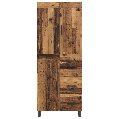 Highboard Old Wood 69.5 x 34 x 180 cm Engineered Wood
