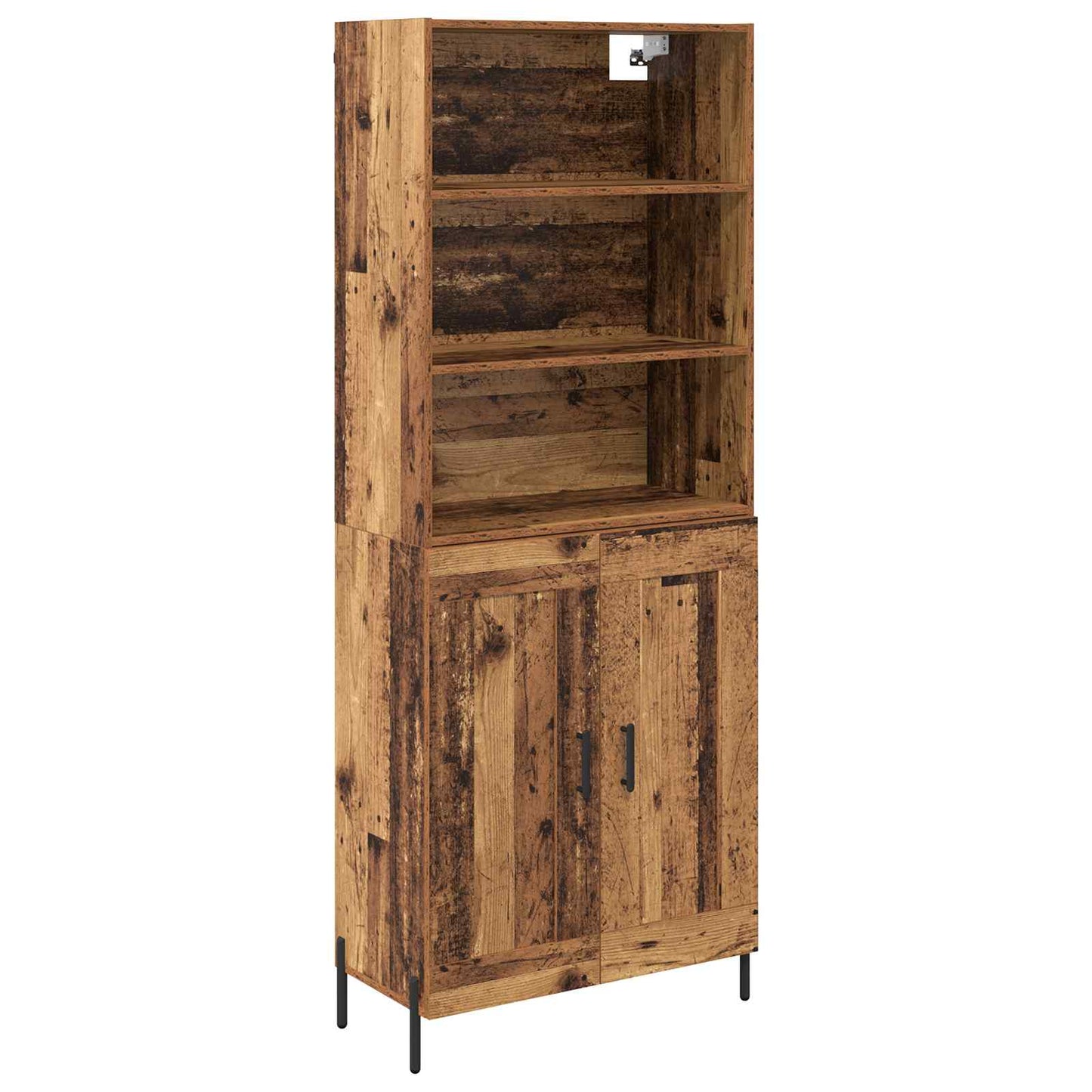 Highboard Old Wood 69.5 x 32.5 x 180 cm Engineered Wood