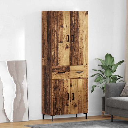 Highboard Old Wood 69.5 x 34 x 180 cm Engineered Wood