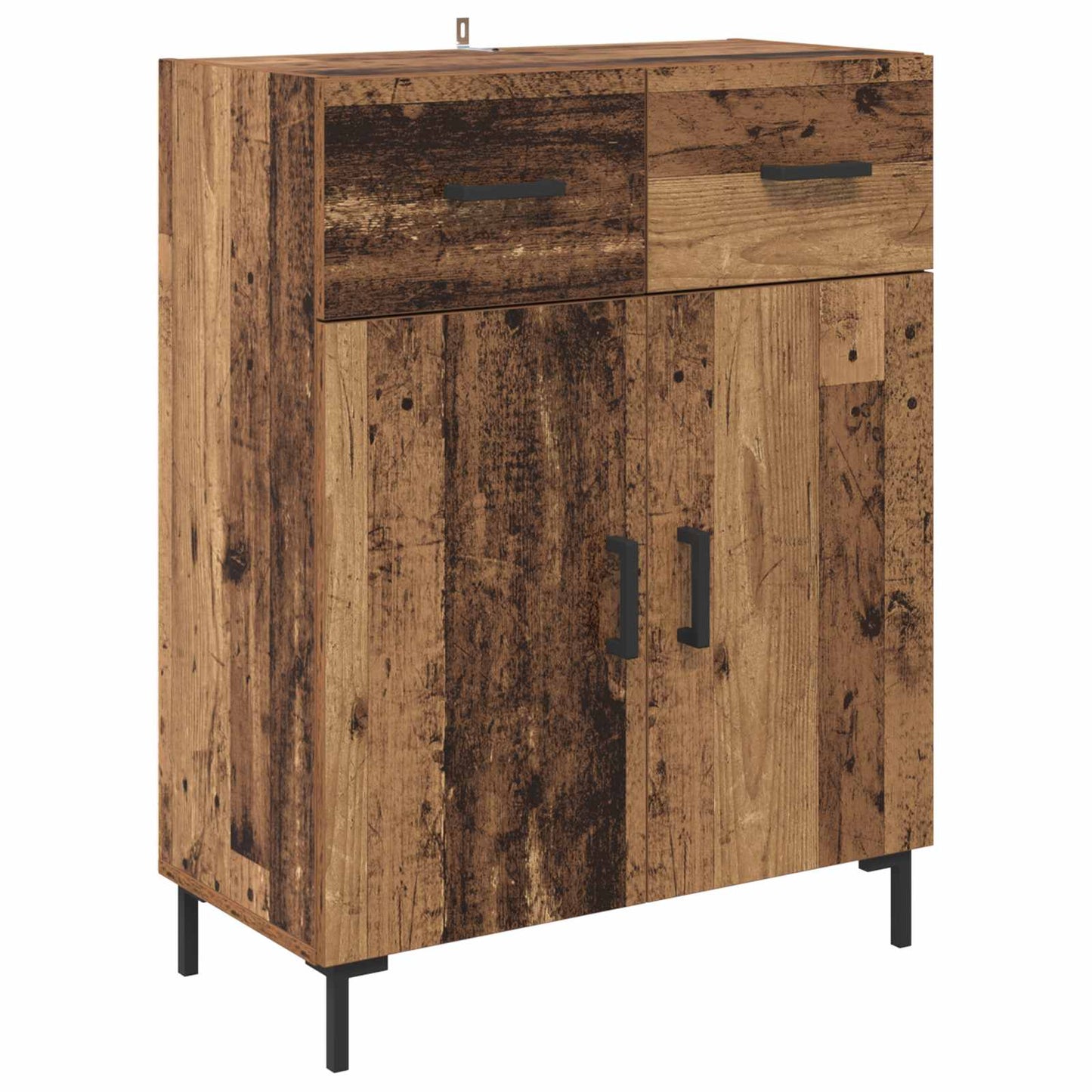 Highboard Old Wood 69.5 x 34 x 180 cm Engineered Wood