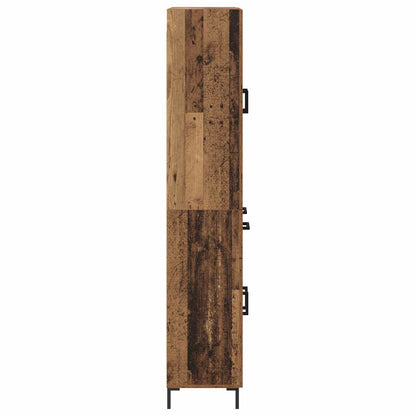 Highboard Old Wood 69.5 x 34 x 180 cm Engineered Wood