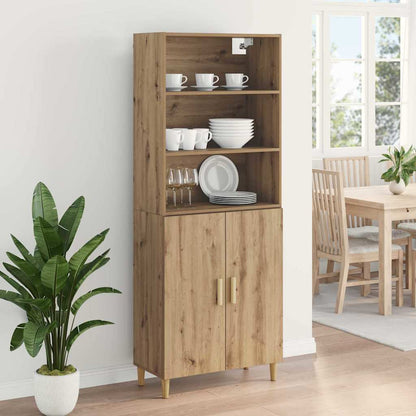 Highboard Artisan Oak 69.5 x 32.5 x 180 cm Engineered Wood