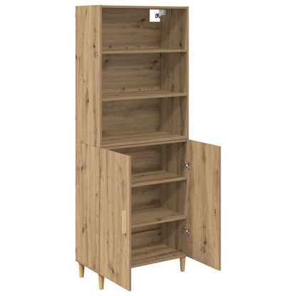 Highboard Artisan Oak 69.5 x 32.5 x 180 cm Engineered Wood