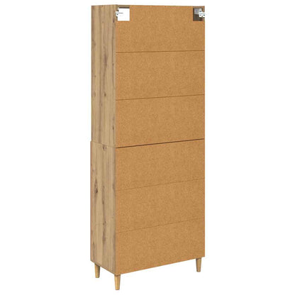 Highboard Artisan Oak 69.5 x 32.5 x 180 cm Engineered Wood
