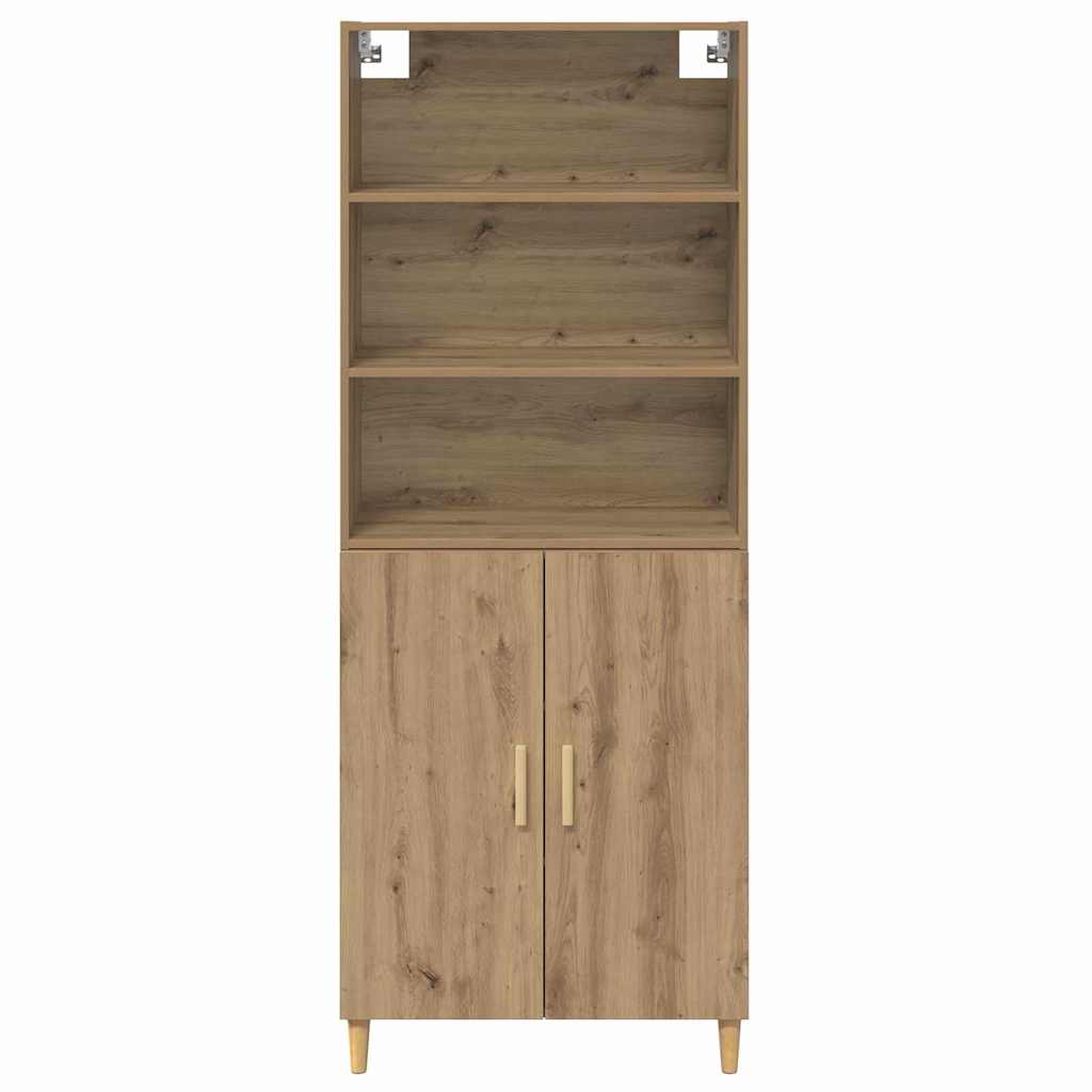 Highboard Artisan Oak 69.5 x 32.5 x 180 cm Engineered Wood