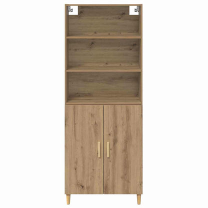 Highboard Artisan Oak 69.5 x 32.5 x 180 cm Engineered Wood