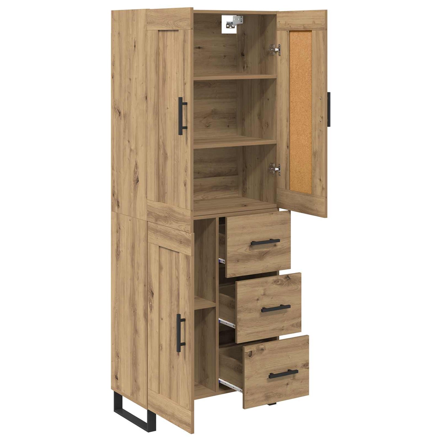 Highboard Artisan Oak 69.5 x 34 x 180 cm Engineered Wood