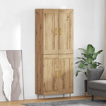 Highboard Artisan Oak 69.5 x 34 x 180 cm Engineered Wood