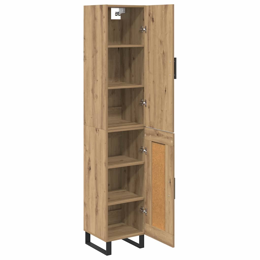 Highboard Artisan Oak 34.5 x 34 x 180 cm Engineered Wood