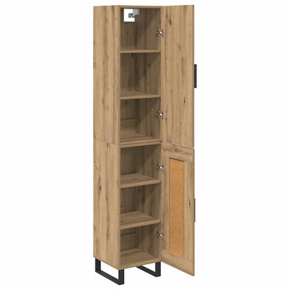 Highboard Artisan Oak 34.5 x 34 x 180 cm Engineered Wood