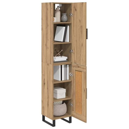 Highboard Artisan Oak 34.5 x 34 x 180 cm Engineered Wood