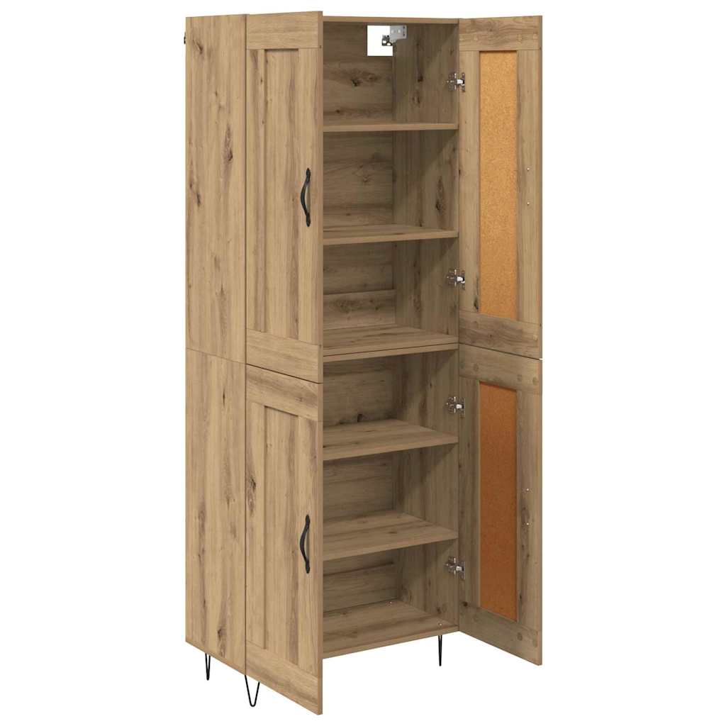 Highboard Artisan Oak 69.5 x 34 x 180 cm Engineered Wood