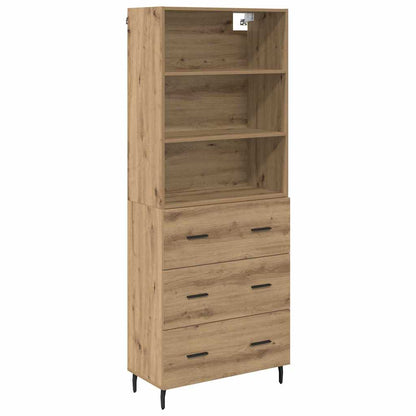 Highboard with Drawer Artisan Oak 69.5 x 34 x 180 cm
