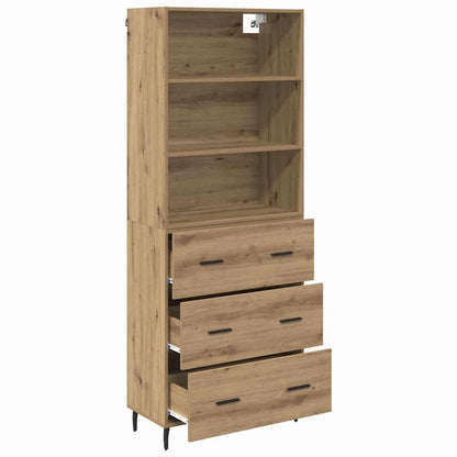 Highboard with Drawer Artisan Oak 69.5 x 34 x 180 cm