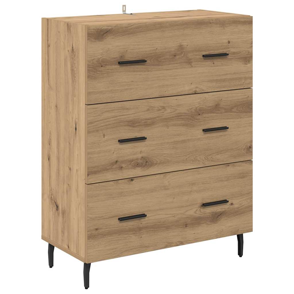 Highboard with Drawer Artisan Oak 69.5 x 34 x 180 cm