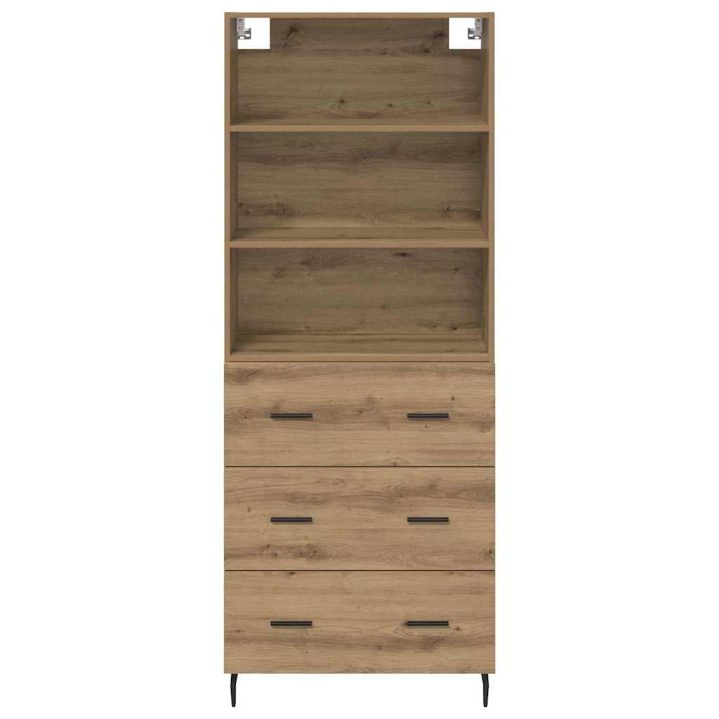 Highboard with Drawer Artisan Oak 69.5 x 34 x 180 cm