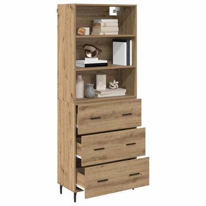 Highboard with Drawer Artisan Oak 69.5 x 34 x 180 cm