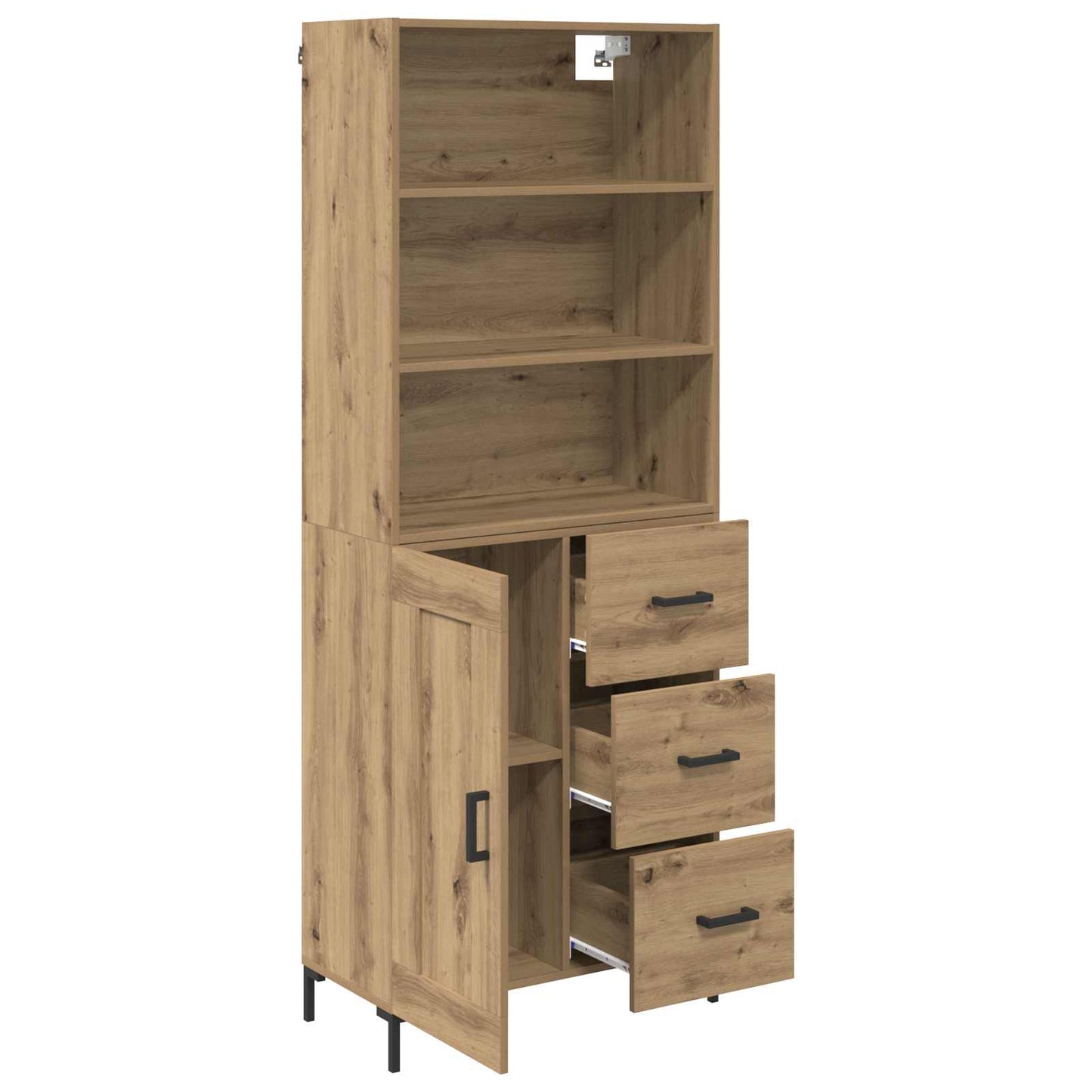 Highboard Artisan Oak 69.5 x 34 x 180 cm Engineered Wood