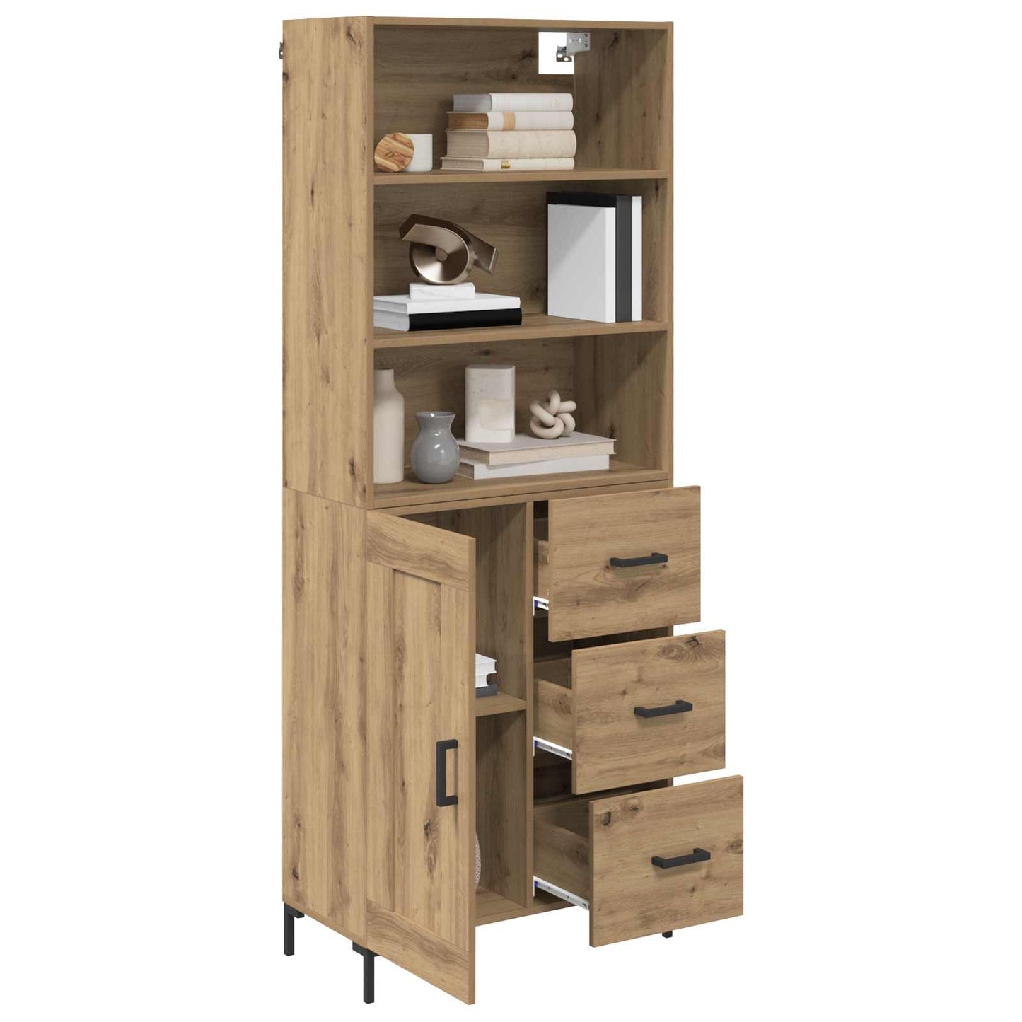Highboard Artisan Oak 69.5 x 34 x 180 cm Engineered Wood